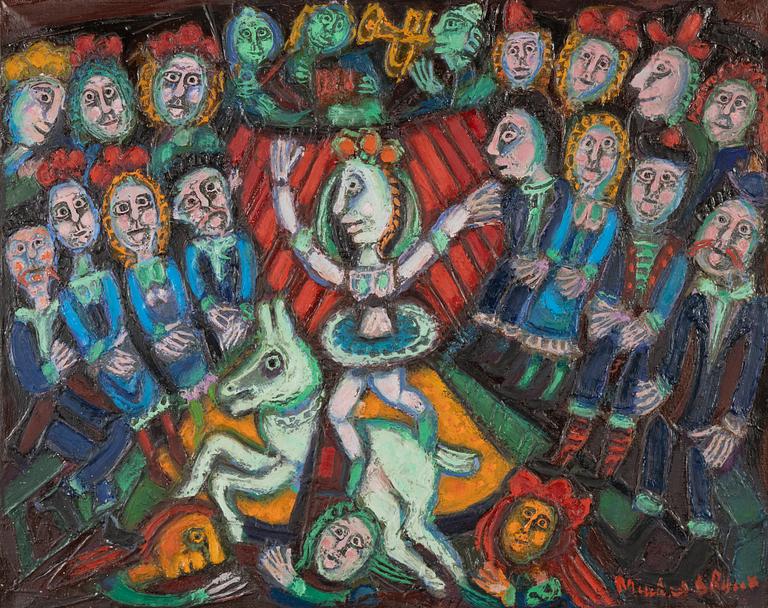 Louis Marchand des Raux, oil on canvas, signed.