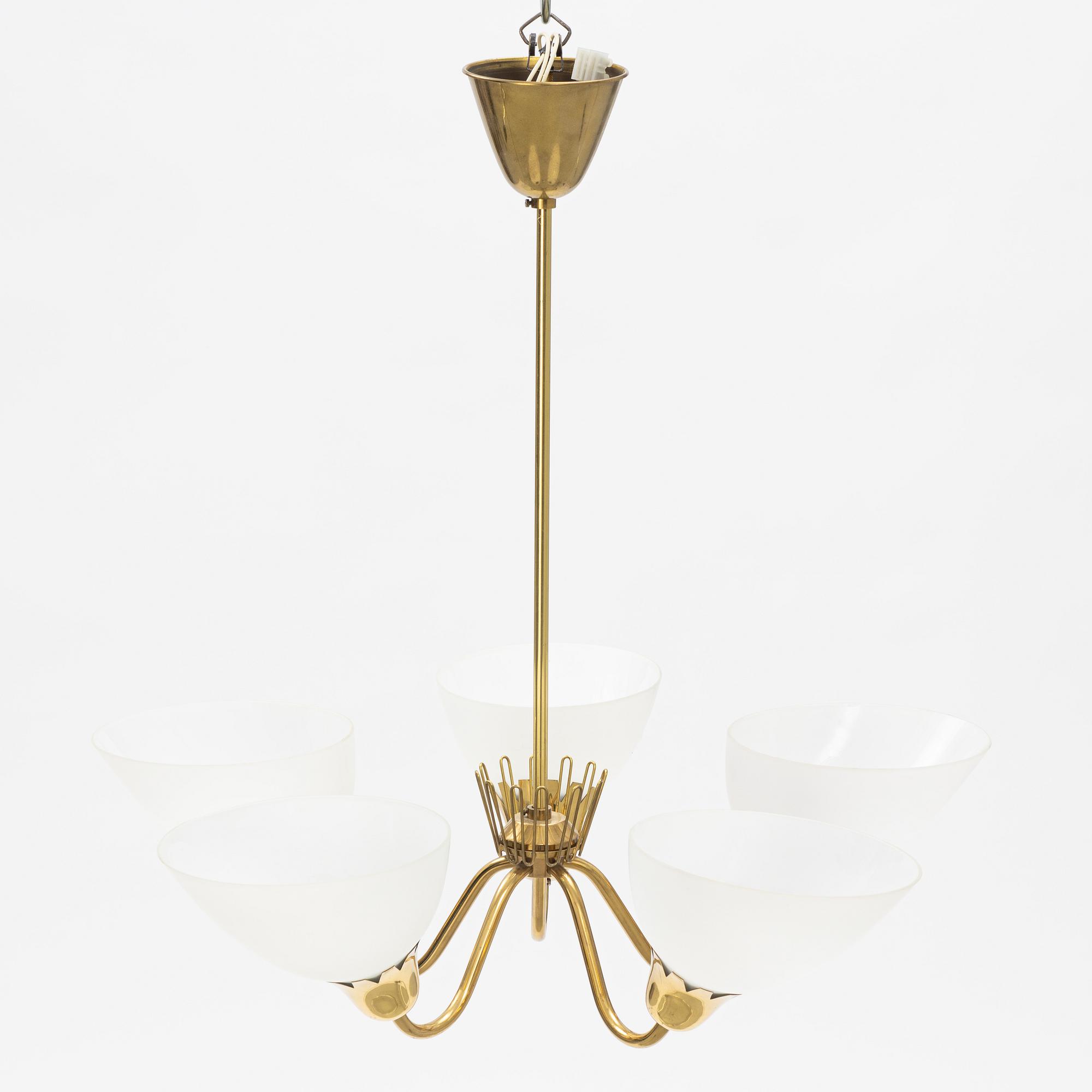 A Swedish Modern ceiling lamp, ASEA 1950s.