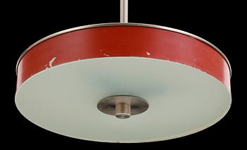 TAKLAMPA, Böhlmarks, art deco, 1930-tal. Höjd 70 cm.