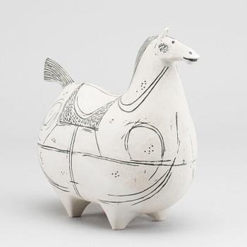 STIG LINDBERG, figurin av stengods, "Springare", Gustavsbergs studio.