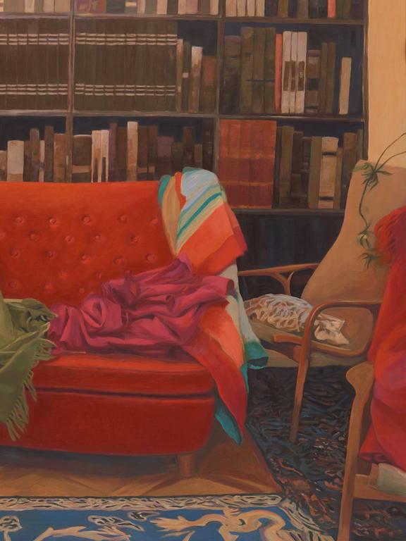 Karin Broos, 'Den röda soffan 2' ('The red sofa').