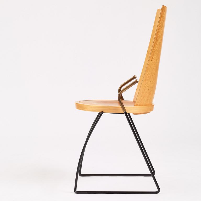 Börge Lindau, karmstol, "Suellen-Masur", ed. 1/3 prototyp, Blå Station, 1990.