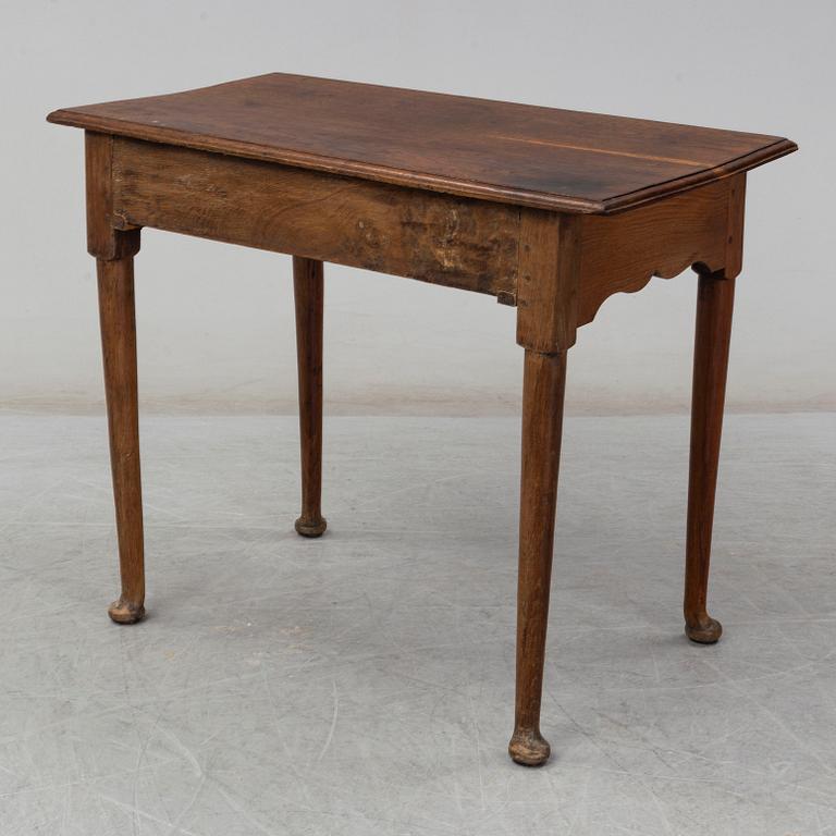 TABLE, probably England, 18th century.