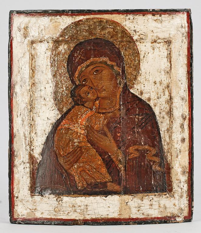 IKON, träpannå, 1800-tal.