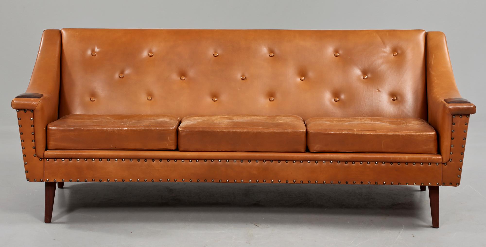 SOFFA samt FÅTÖLJ, 1950/1960-tal.