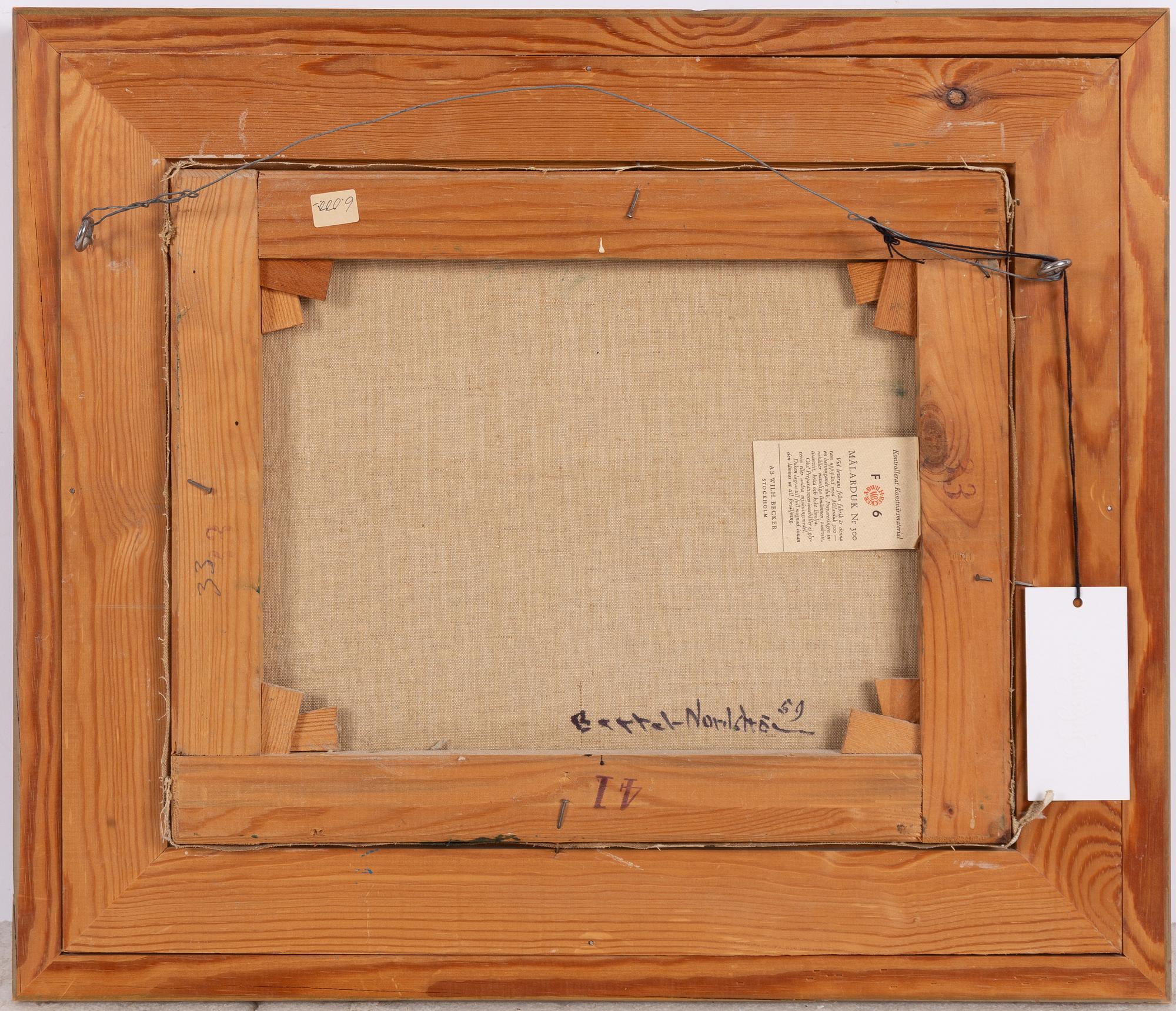 Bertel Bertel-Nordström, Moonlight landscape.