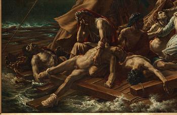 Jean-Louis-André-Théodore Géricault Efter, Medusas flotte.