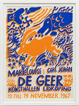 Carl Johan De Geer, "Marie Louise and Carl Johan De Geer - Konsthallen Lidköping 12 to 19 November 1967".