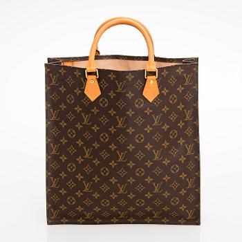 Louis Vuitton, Monogram Canvas 'Sac Plat Tote' Bag.