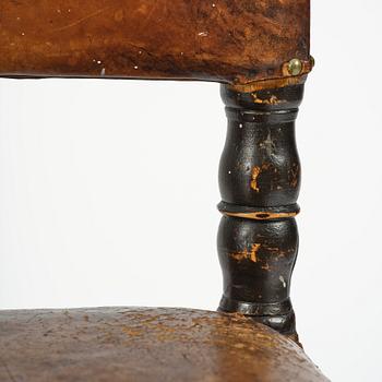 A Swedish baroque 'judge's' chair, circa 1700 / early 18th century.