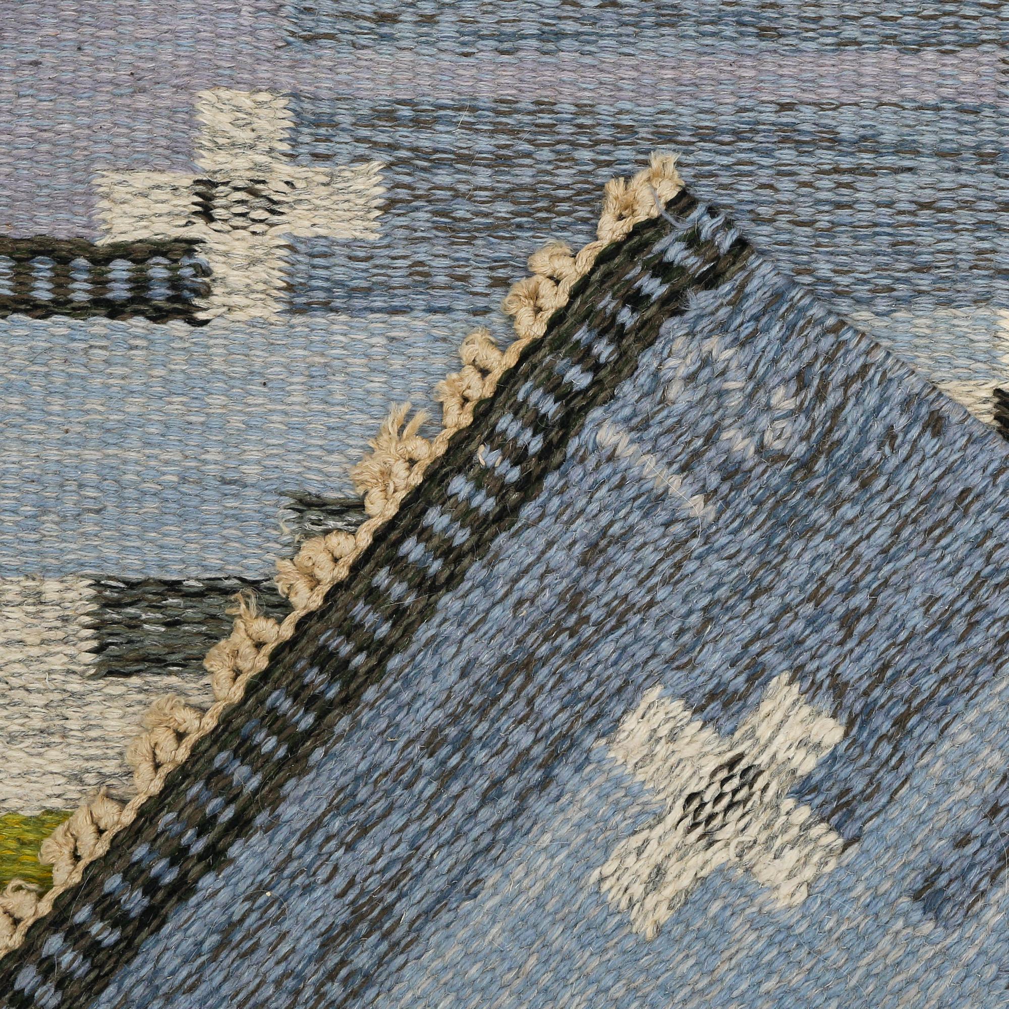 MATTA, rölakan, Ingegerd Silow, signerad IS, 1900-talets andra hälft, 226 x 168.