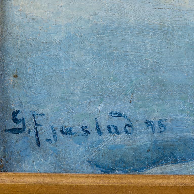 GUSTAF FJAESTAD, oil on canvas, signed and dated -95.