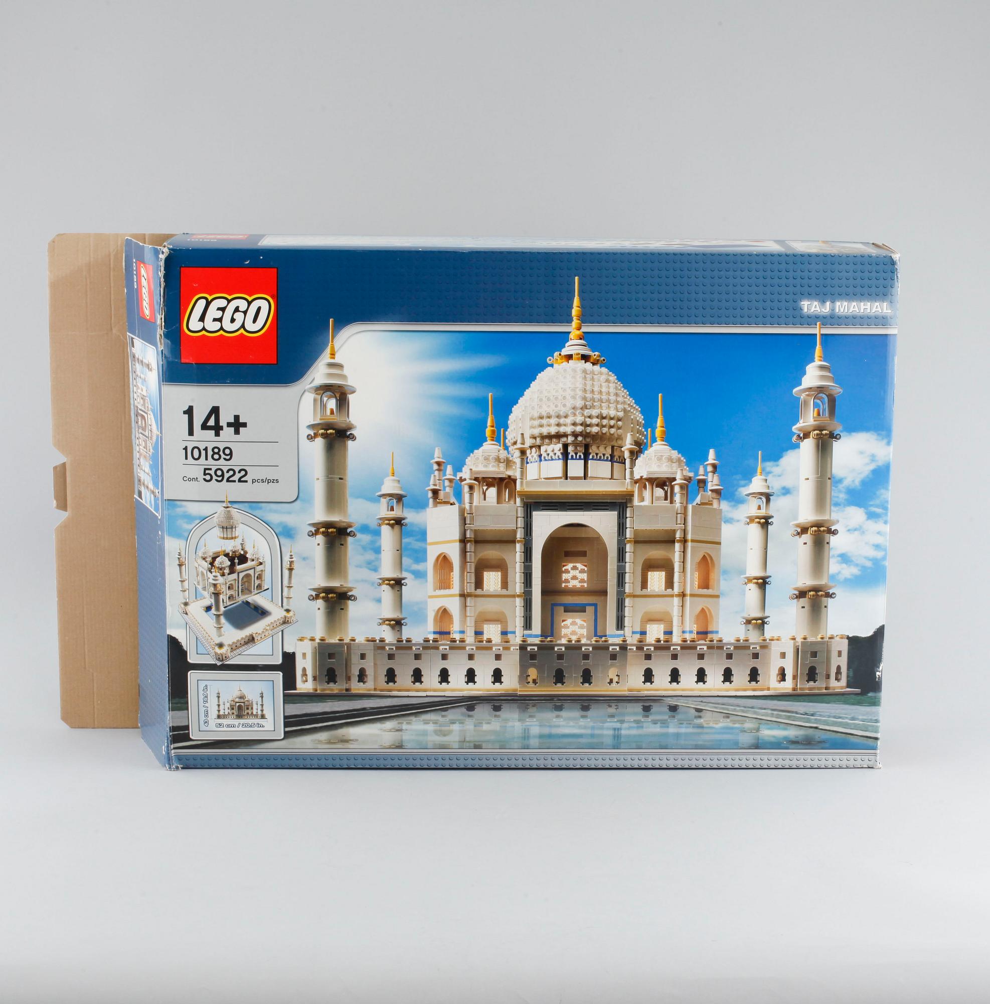 Prebuilt LEGO set Taj Mahal with box and instructions Denmark 2008. Bukowskis