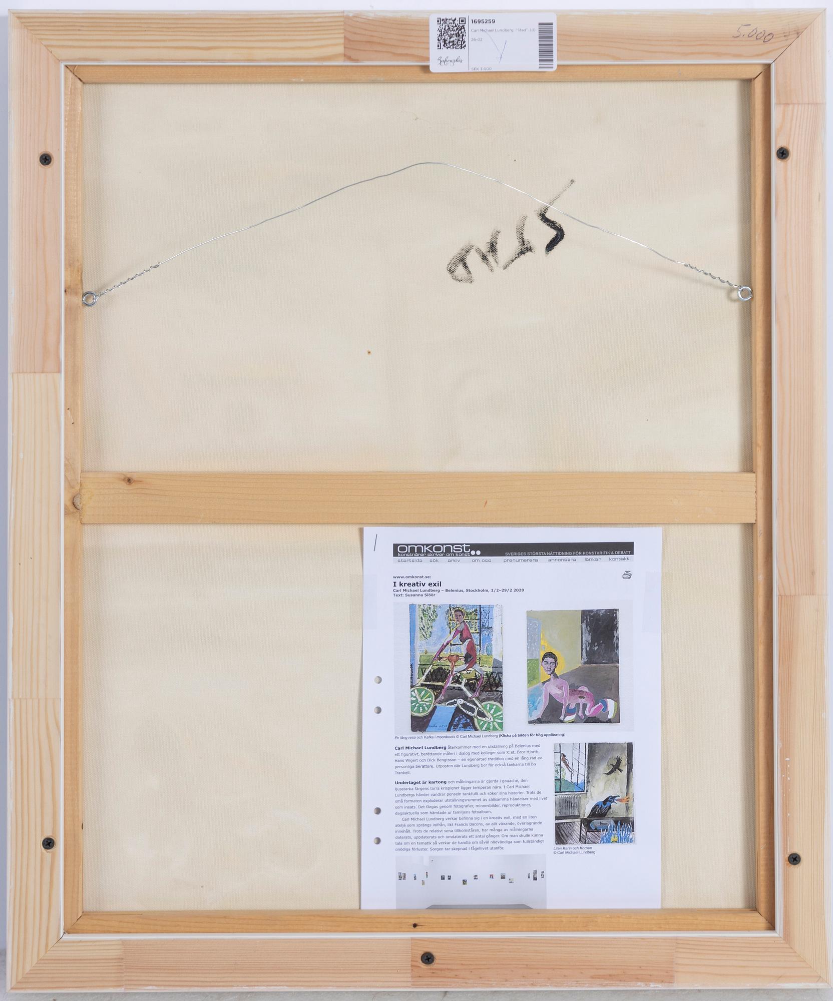 Carl Michael Lundberg, "Stad".