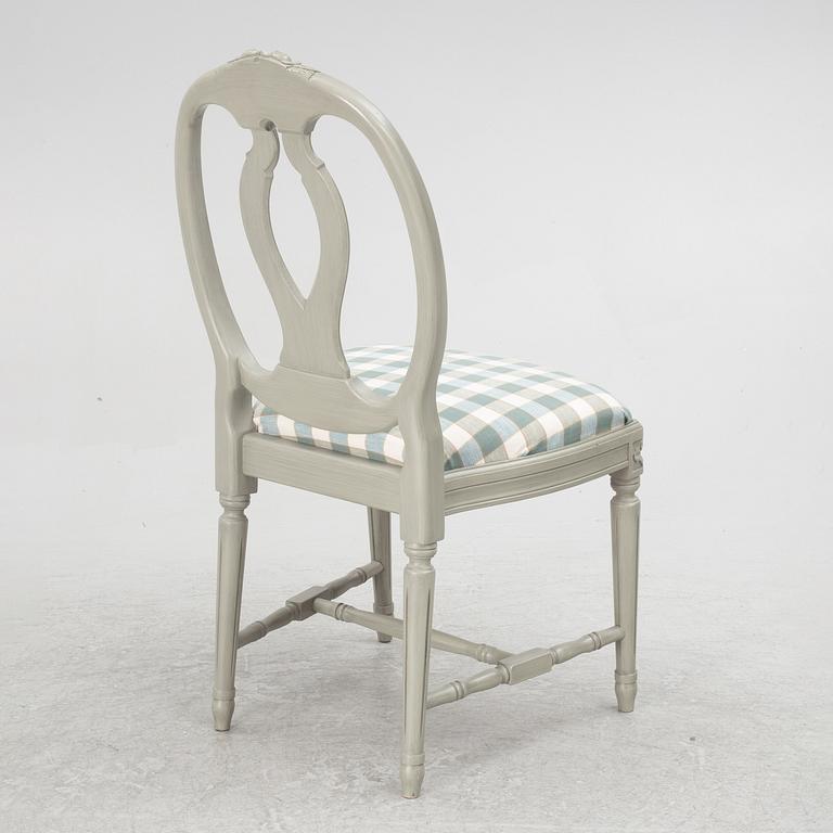 A Gustavian style desk with a chair, Åmells Möbler.
