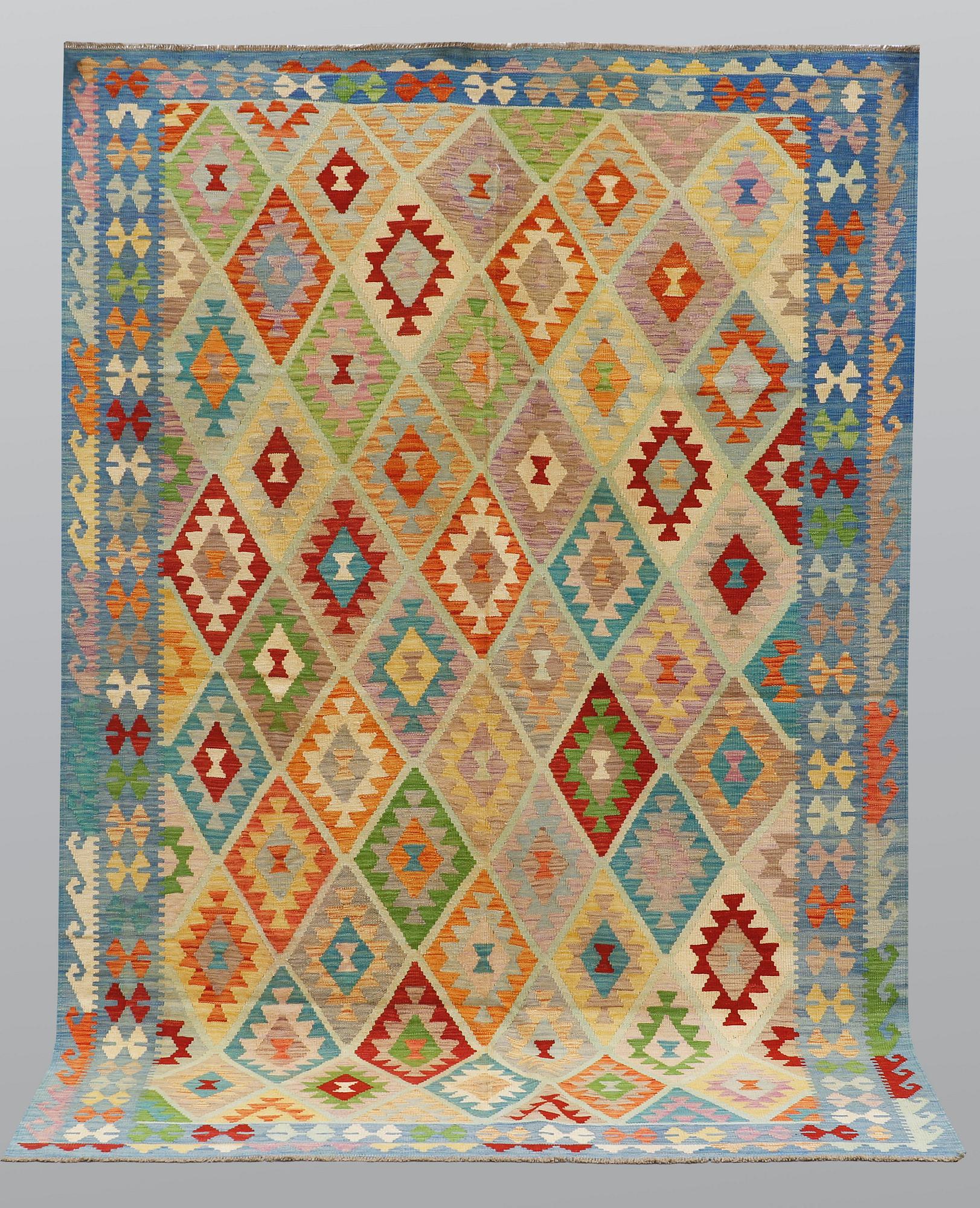 A carpet, kilim, ca 305 x 208 cm.