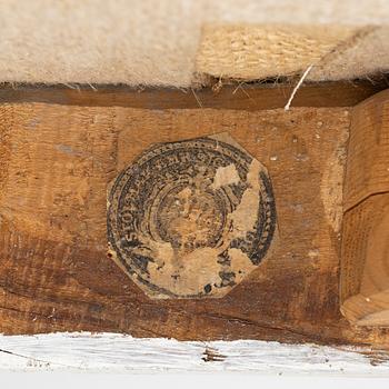 Stolar, ett par, gustavianska, av Erik Holm, (1734-1814, mästare i Stockholm) 1700-talets andra hälft.