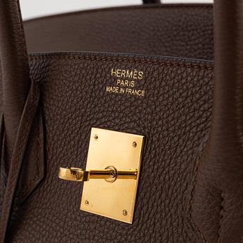 Hermès, a Noisette Togo leather 'Birkin 35' handbag, 2013.