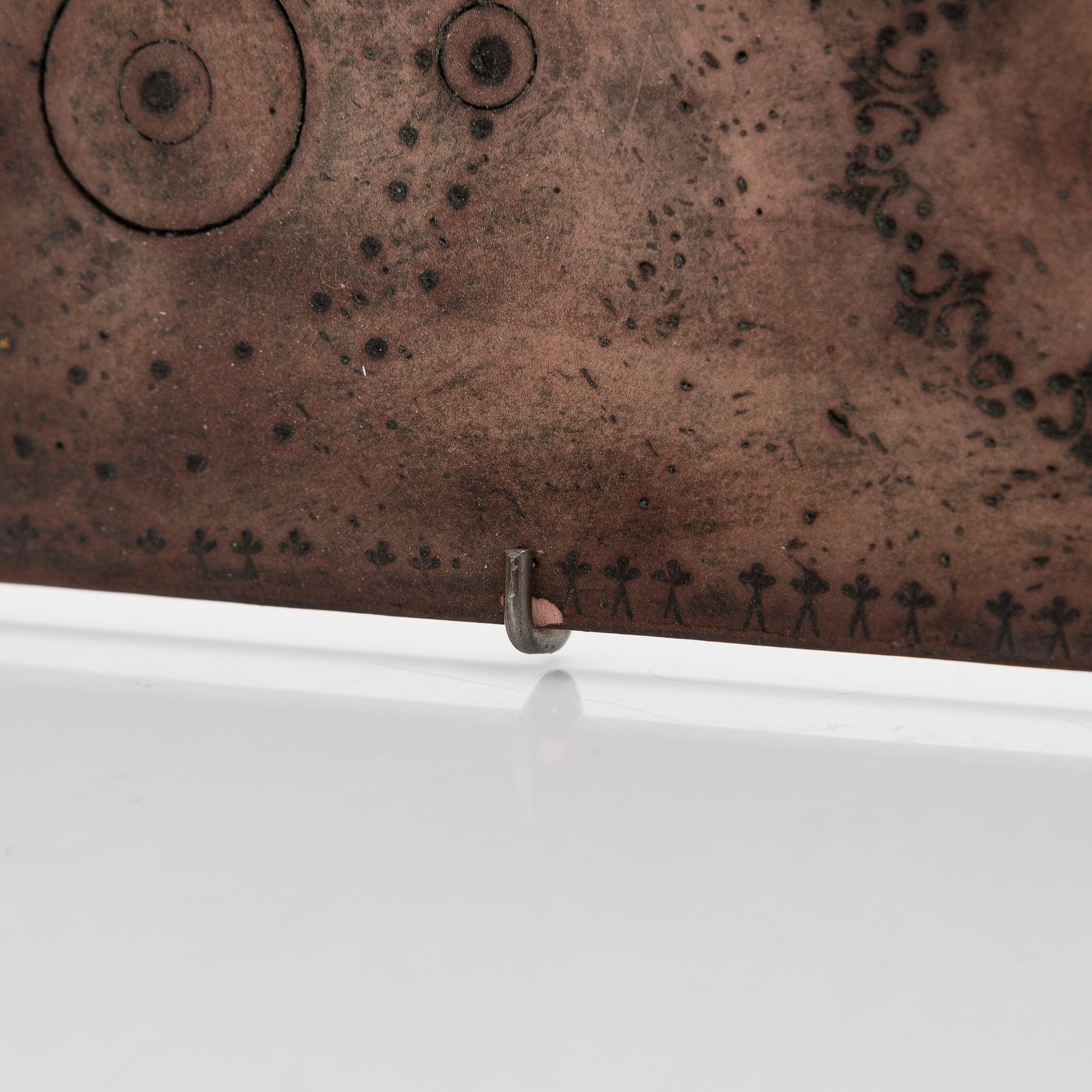 Rut Bryk, relief, stengods signerad BRYK.