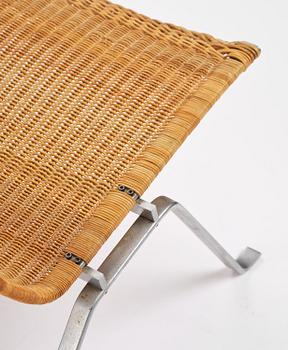 Poul Kjaerholm, a pair of, model "PK-22" easy chairs, likely by E Kold Christensen, reportedly 1970s.