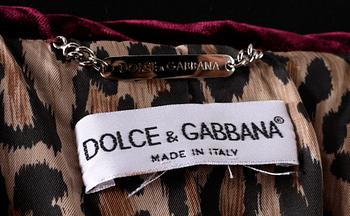 A coat by Dolce Gabbana.