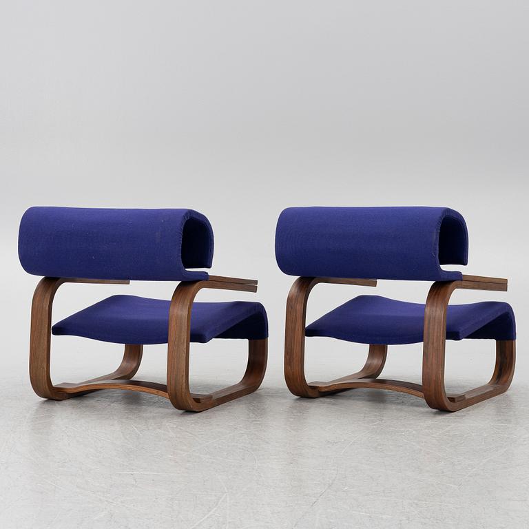 Jan Bocan, a pair of armchairs, Thonet, executed for the Czechoslovakian Embassy, Stockholm 1972.