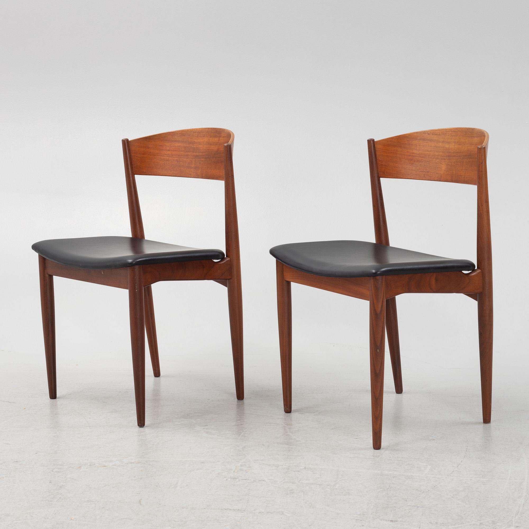 Stolar, 6 st, Danmark, 1960-tal.