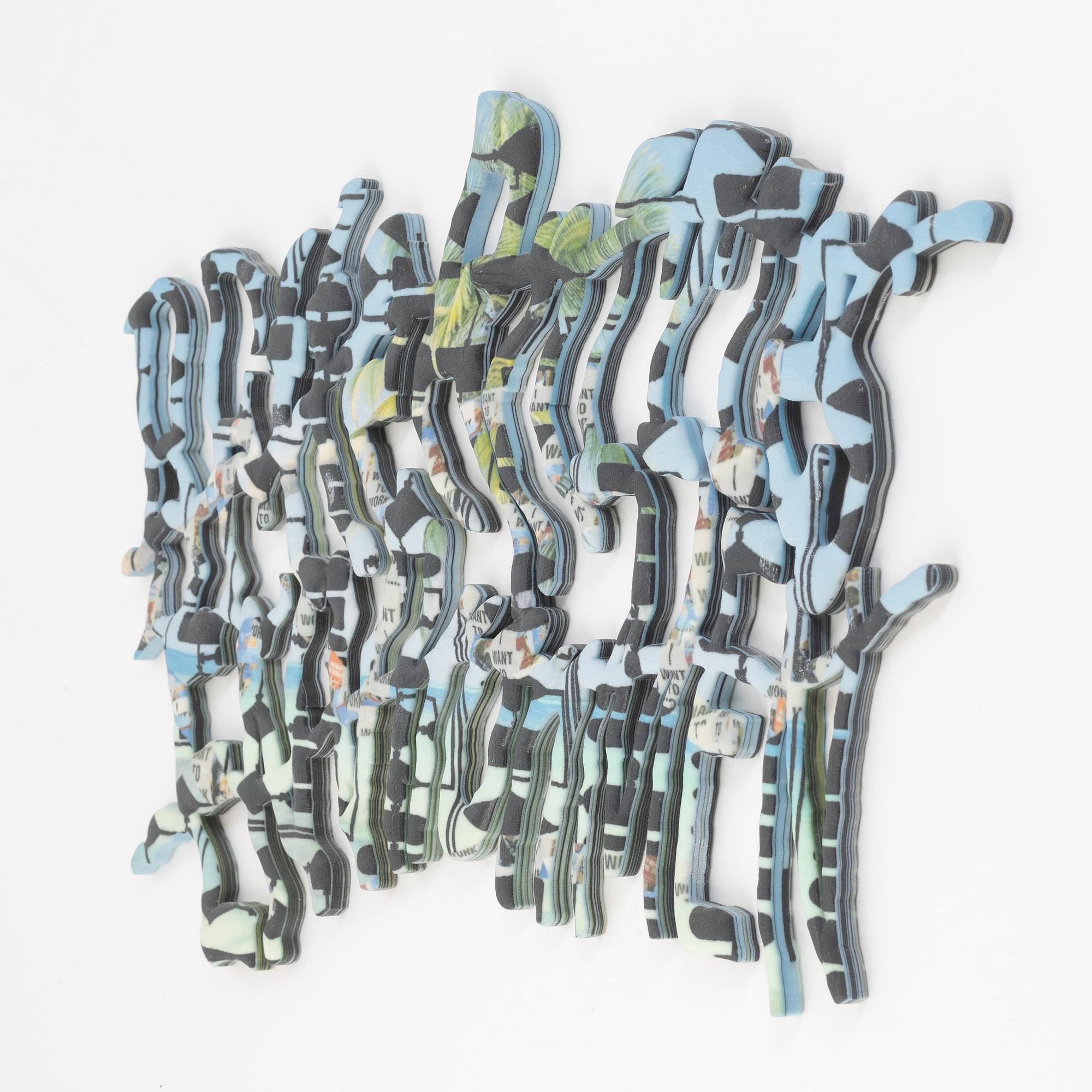 Daniel Keller, flerfärgad 3D utskrift, 2013.