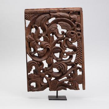 DEKORDEL, trä, orientalisk.