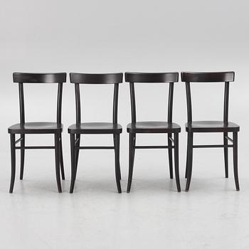 Chairs, 4 pcs, model 77, Ton, Czech Republic.