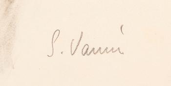 Konstnärsmapp med arbeten av olika finska konstnärer, 1944.