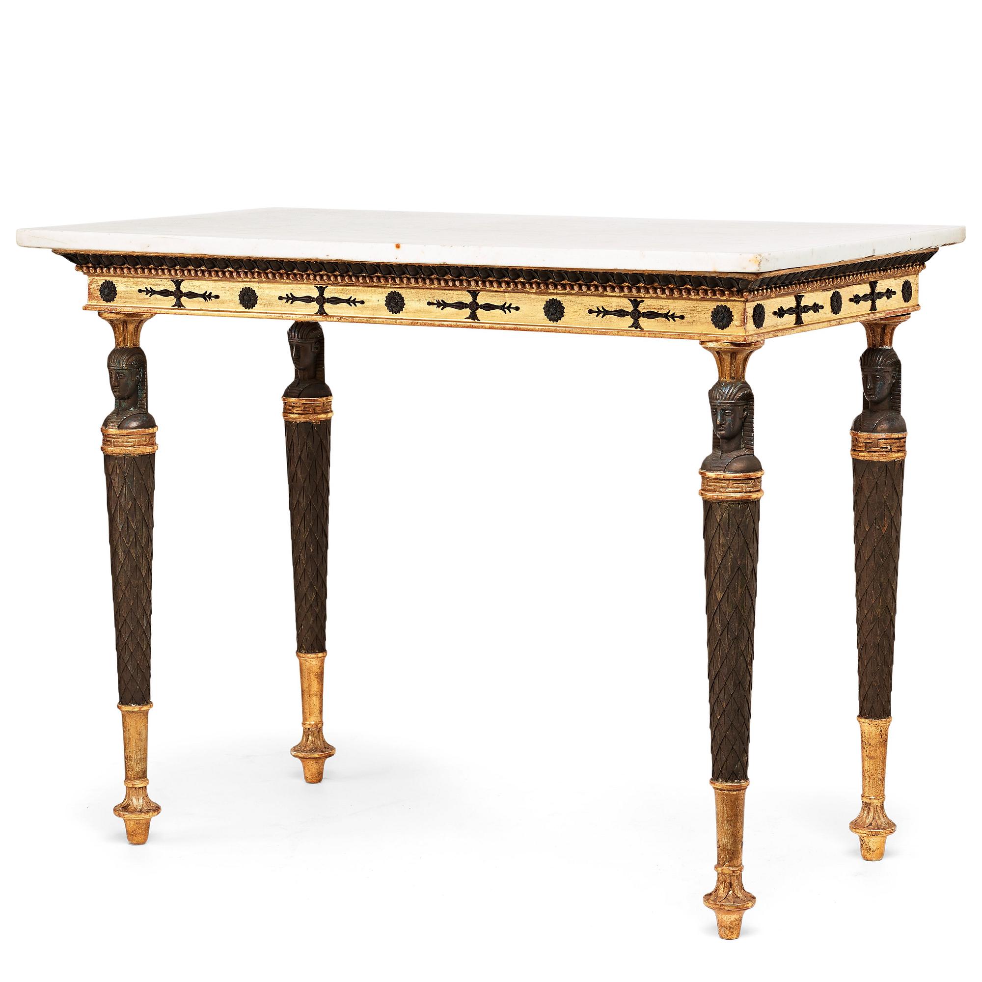 KONSOLBORD, sengustavianskt stockholmsarbete, 1800-talets början.