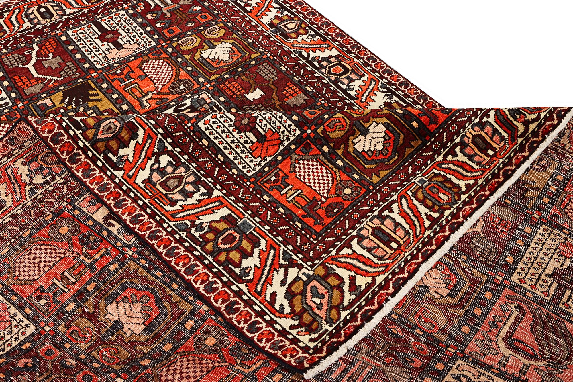 A Bakhtiari carpet, c. 307 x 210 cm.