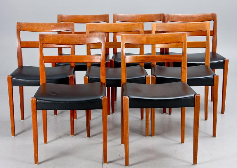 BORD MED STOLAR, 1+8. Troeds design Nils Jonsson för "Bra bohag" 1960-tal.