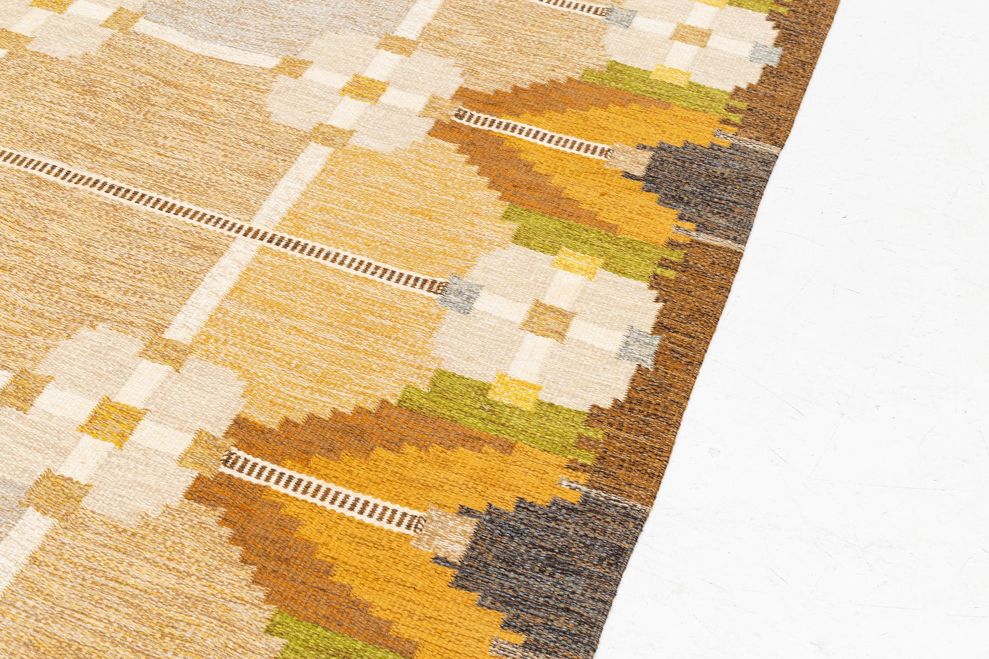 Ingegerd Silow, a carpet, "Dellen", rölakan, approx. 290 x 190 cm, signed IS.