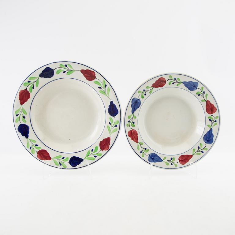 Service pieces 20 pcs "Allmoge" Gustavsberg first half of the 20th century porcelain.