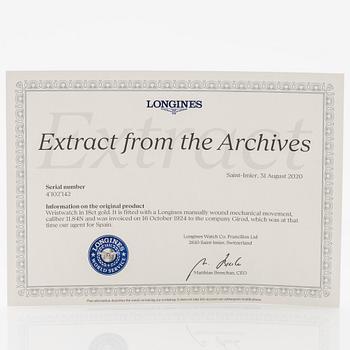 Longines, wristwatch, 28 mm.