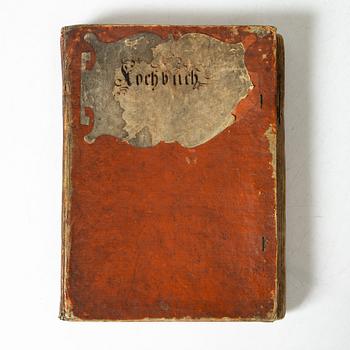 18th-century manuscript cookbook.