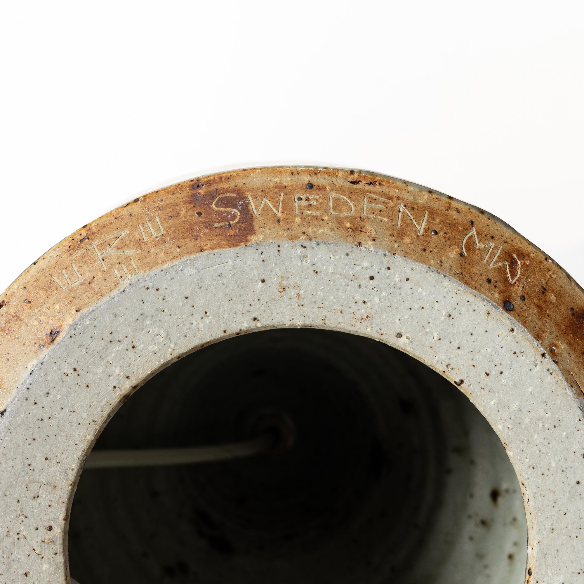 Marianne Westman, bordslampa, stengods, Rörstrand.