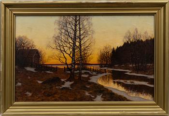 Edvard Rosenberg, Twilight landscape.
