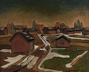 Juhani Palmu, Village Landscape.