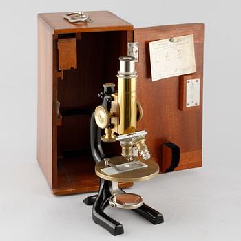 A microscope by C Reichert in Wien, early 20th century.