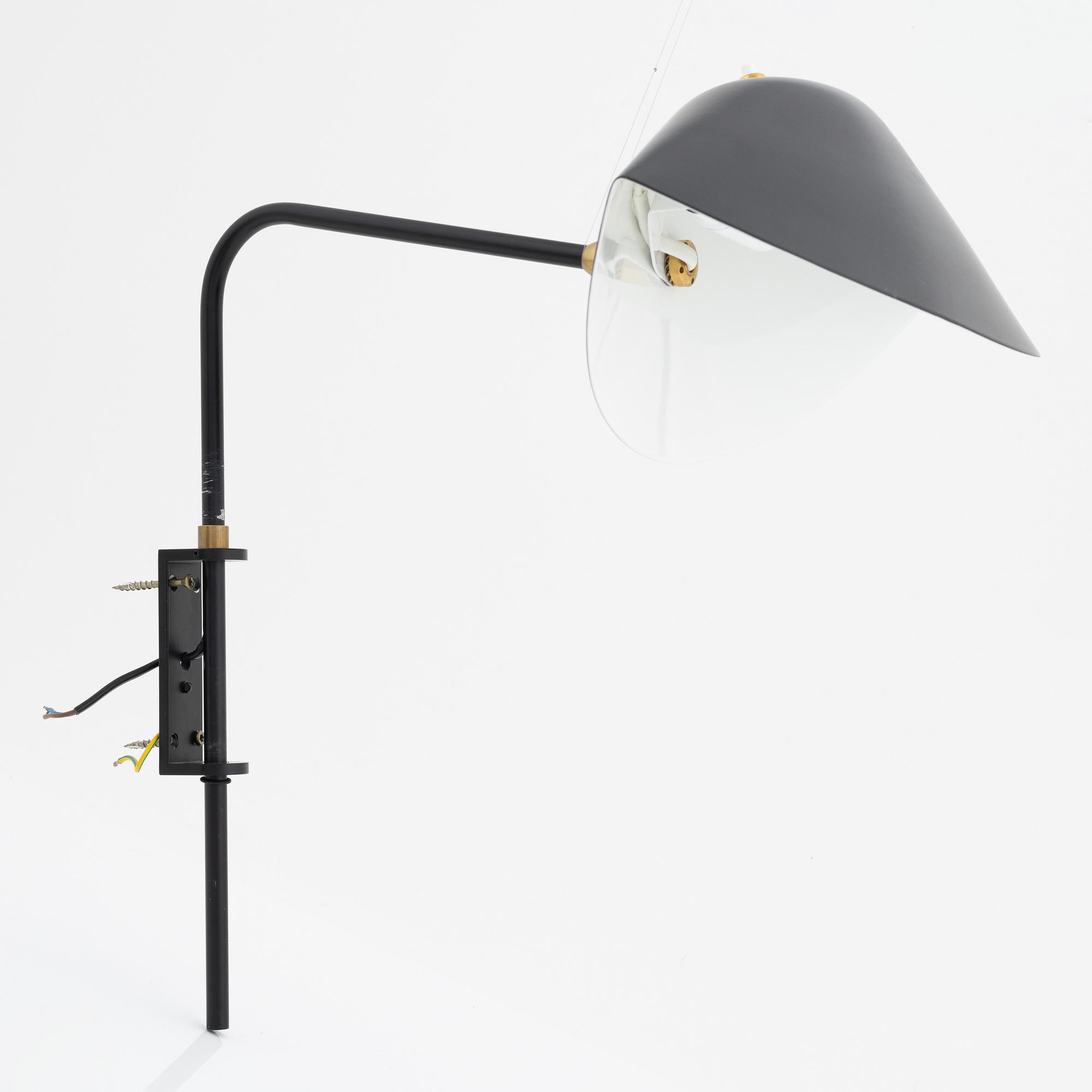 Serge Mouille, a wall lamp, "Anthony", Serge Mouille Editions, France, 21st Century.