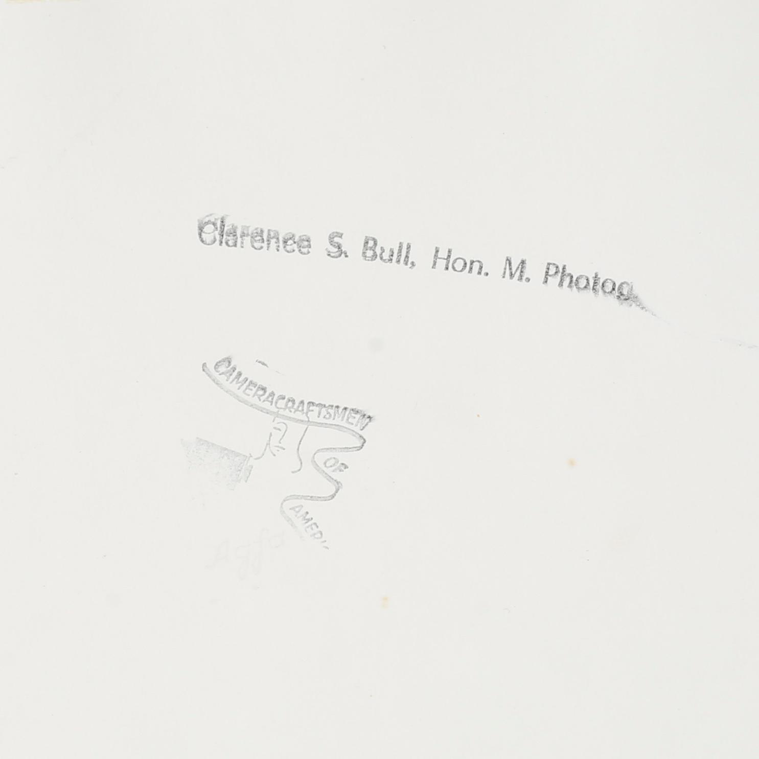 CLARENCE SINCLAIR BULL, fotografi, "The Koral collection", numrerad 62/99, stämplad à tergo.