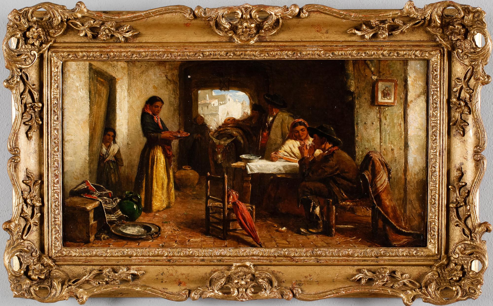 DENNIS WOOD DEANE, olja på duk, signerad och daterad 1861.