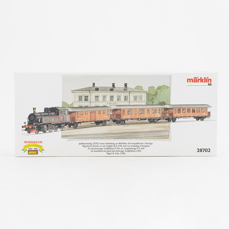 Märklin, tågset, modellnr 28702, spår H0, i låda.