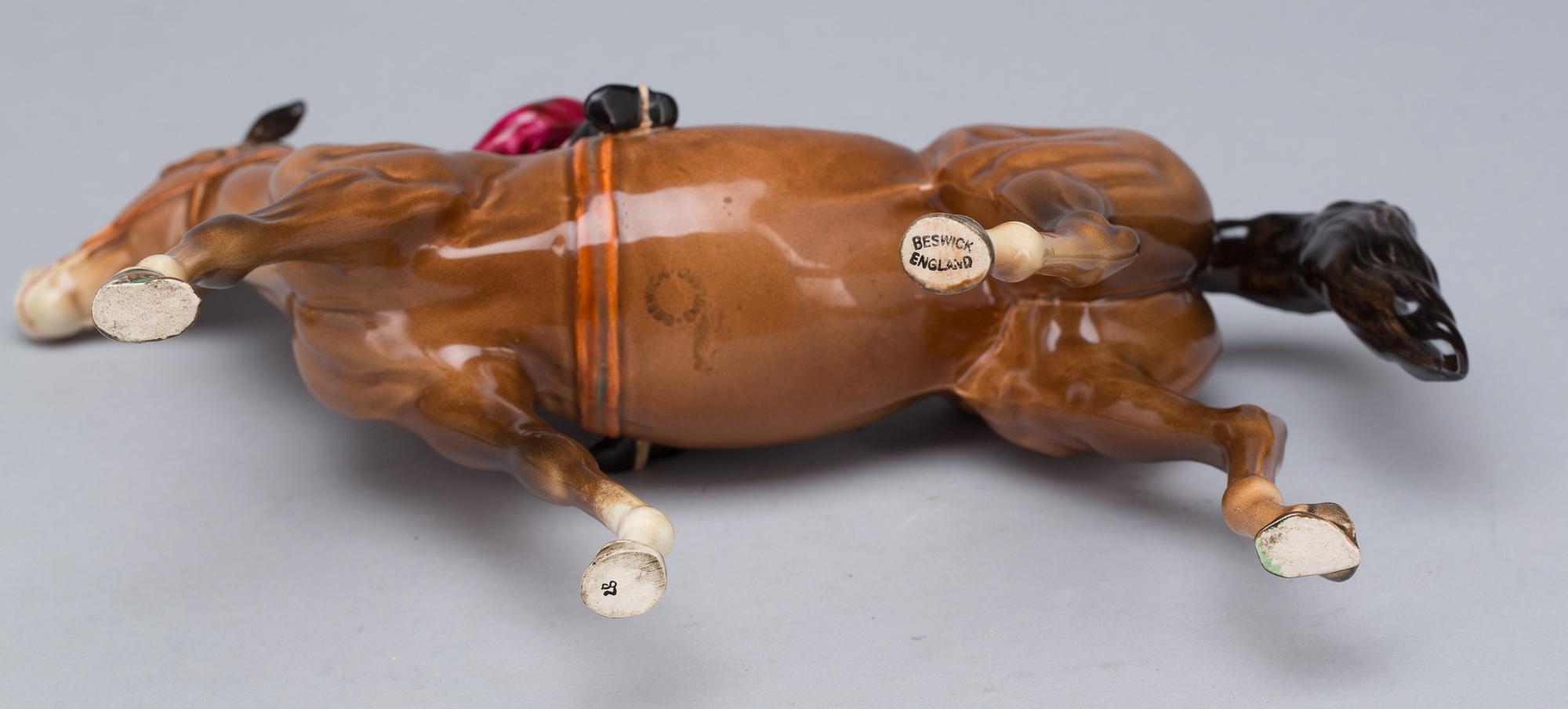 FIGURIN, porslin, Beswick, England, 1900-talets första hälft.
