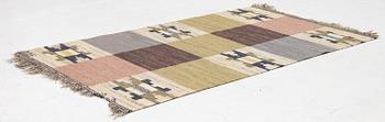 Märta Måås-Fjetterström, matta, "Rutmattan", rölakan, ca 176 x 101 cm, signerad MMF.