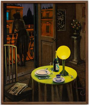 Sergio Ceccotti, "Al balcone, la sera".