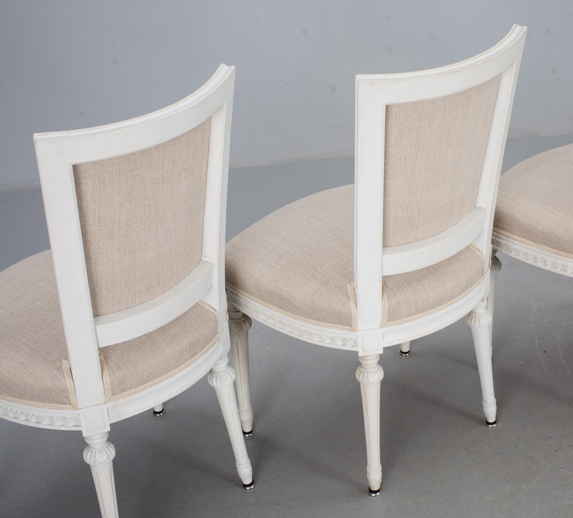 STOLAR, 6 st, gustaviansk stil, 1900-tal.